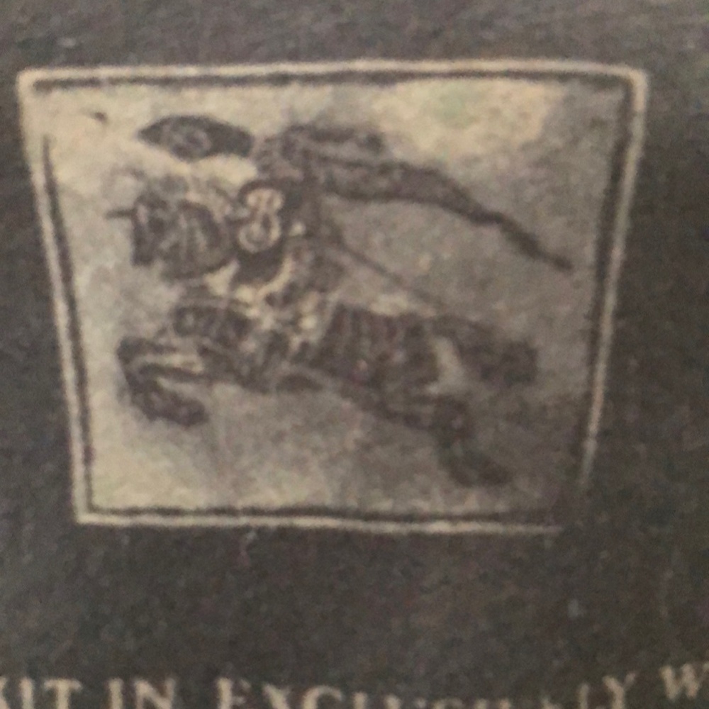 Burberry Brit Black Graphic T-Shirt Mens Size Small - Picture 3 of 7